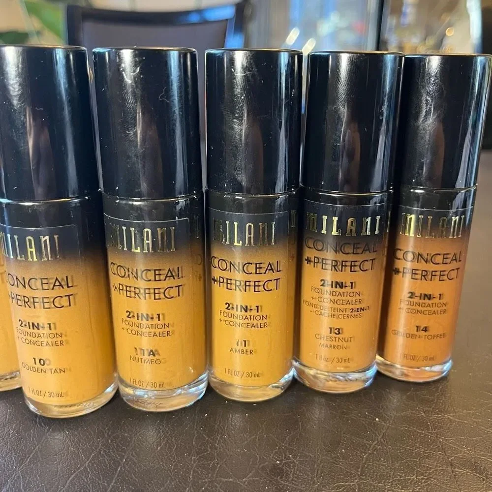 10 Golden Tan Matte Milani Conceal + Perfect 2-in-1 Foundation + Concealer